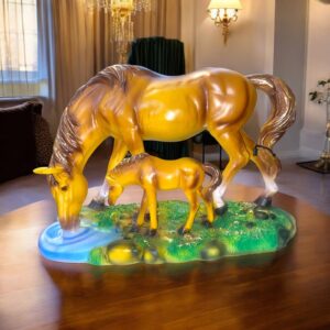 Horse Family Figurine