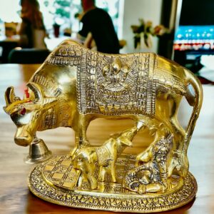 Metal Kam Dhenu cow